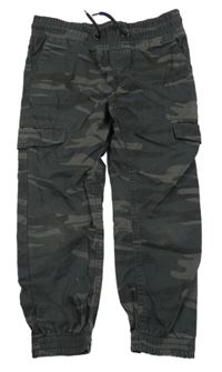 Army cargao cuff jogger plátěné kalhoty PRIMARK