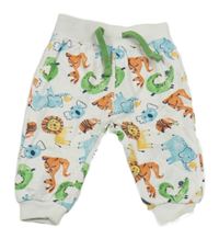 Bílé tepláky se zvířátky Ergee