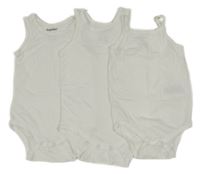 3x Bílé body Lupilu