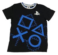 Černé tričko s logem PlayStation Next