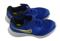 Modré botasky s logem Nike vel. 31