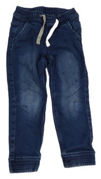 Modré teplákové cuff rifle Lupilu