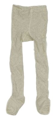 Světlešedé melírované vzorované punčocháče H&M