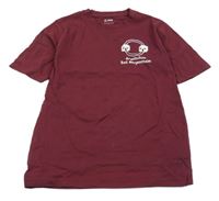 Vínové tričko s potiskem Jako