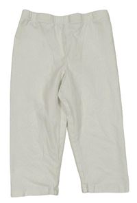 Bílé capri legíny TCM