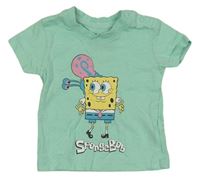 Nové - Tyrkysové tričko se SpongeBobem Primark