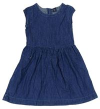 Modré riflové lehké šaty GAP