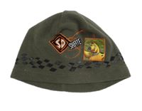 Khaki fleecová čepice se ScoobyDoo! George