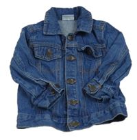 Tmavomodrá riflová bunda s kapsami Pep&Co