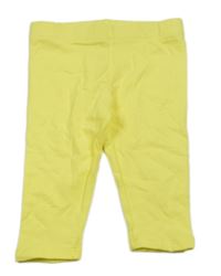 Žluté crop legíny Pocopiano