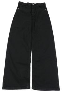 Černé wide leg rifle H&M