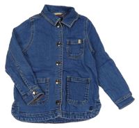 Modrá riflová bunda s kapsami Joules