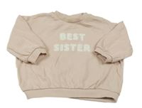 Světlerůžová mikina s nápisem H&M