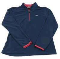 Tmavomodrá fleecová funkční mikina s logem Trespass