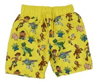 Žluté plážové kraťasy s obrázky - ToyStory Primark
