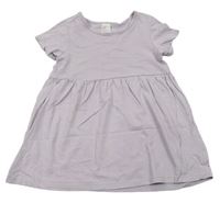 Lila bavlněné šaty H&M