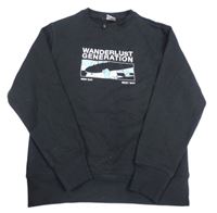 Černá mikina se skateboardem Zara