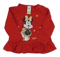 Nové - Červené triko s Minnie C&A