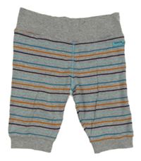 Šedo-barevné pruhované tepláky Topolino