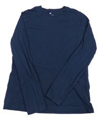 Tmavomodré triko H&M