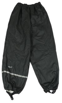 Černé voděodolné kalhoty