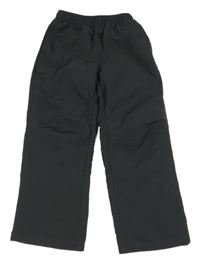 Khaki-černé melírované kalhoty Zara