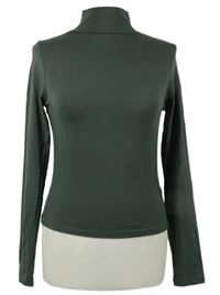 Dámské khaki triko s rolákem New Look 