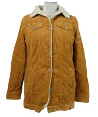 Dámská medová manšestrová zateplená bunda Denim 