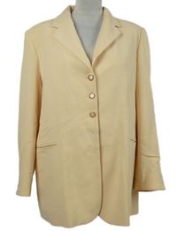 Dámský světleoranžový sakový kabát Libra 