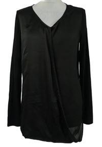 Dámská černá saténová tunika Blacky Dress 