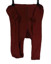 Dámské tmavočervené punčocháče 