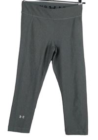 Dámské šedé sportovní funkční capri legíny Under Armour 