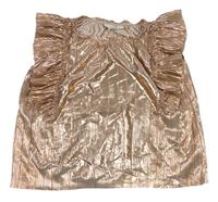 Měděná plisovaná halenka H&M