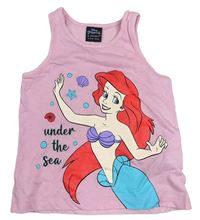 Světlerůžový top s Ariel Disney