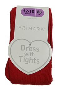 Červené punčocháče Primark