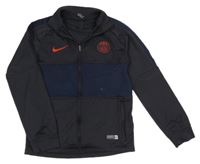 Černo-tmavomodrá fotbalová thermo mikina - Paris Saint Germain Nike