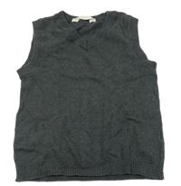 Tmavošedá pletená vesta H&M
