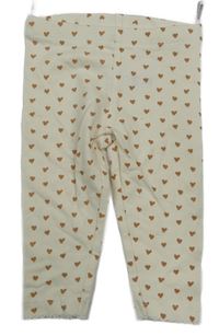 Smetanové legíny se srdíčky C&A