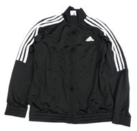 Černá sportovní propínací mikina Adidas