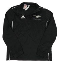 Černá sportovní mikina s potiskem Adidas