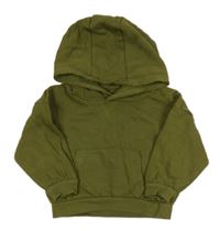 Khaki mikina s kapucí Primark