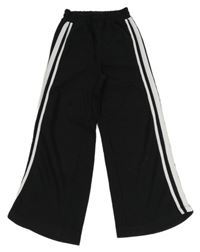 Černé tepláky s proužky New Look