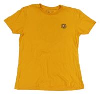 Pomerančové tričko s potiskem