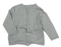 Šedá propínací svetr Tu