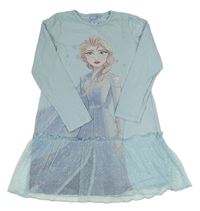 Světlemodrá noční košile s Elsou zn. Frozen