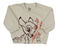 Béžová mikina s Bambim zn. Primark