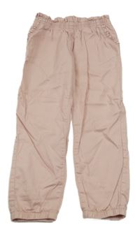 Světlerůžové plátěné kalhoty sH&M