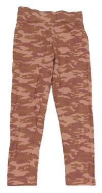 Růžové army legíny George 