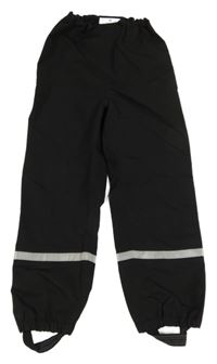 Černé softshellové kalhoty H&M