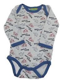 Bílo-modré body s bagry Impidimpi